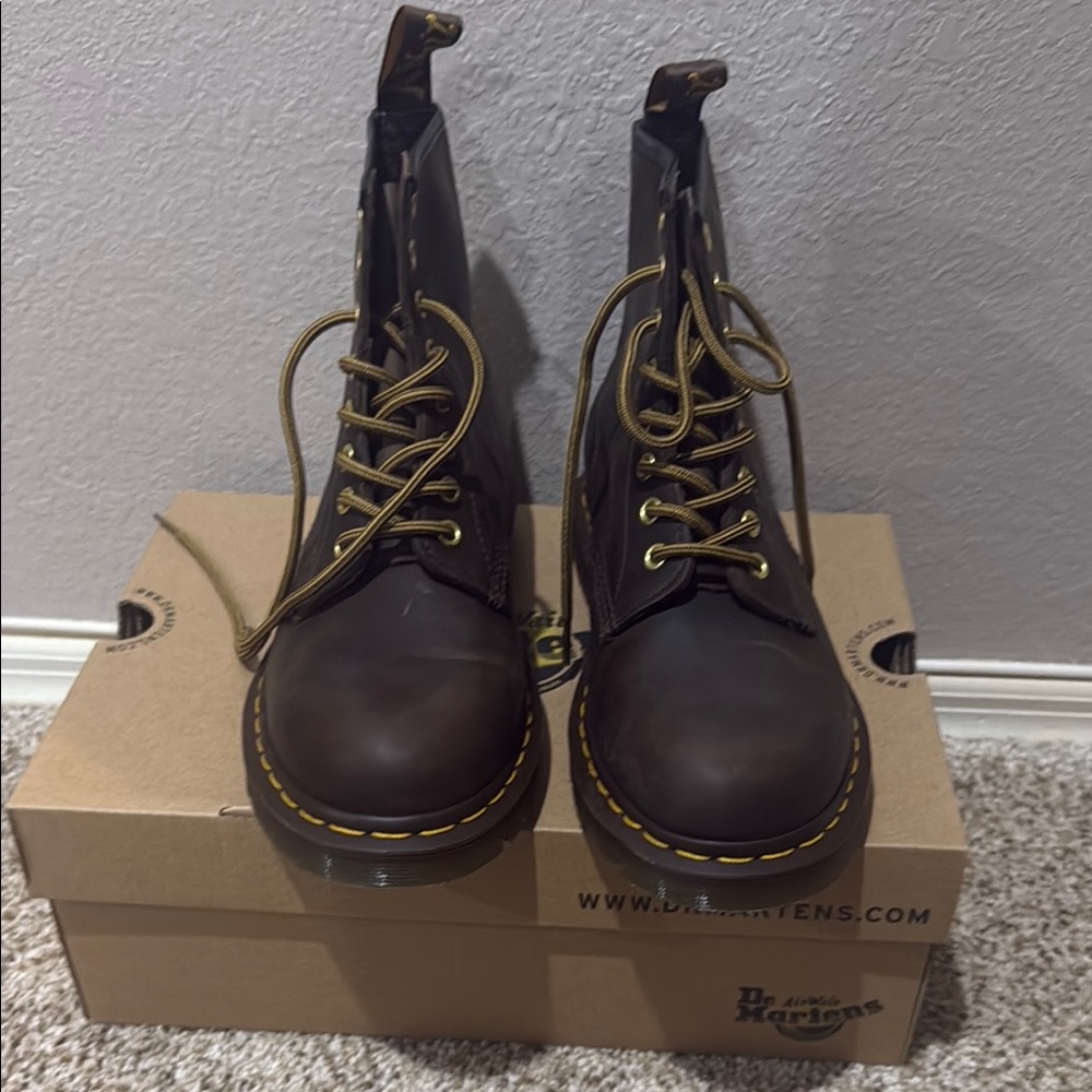 Dr. Martens Brown Leather Boots